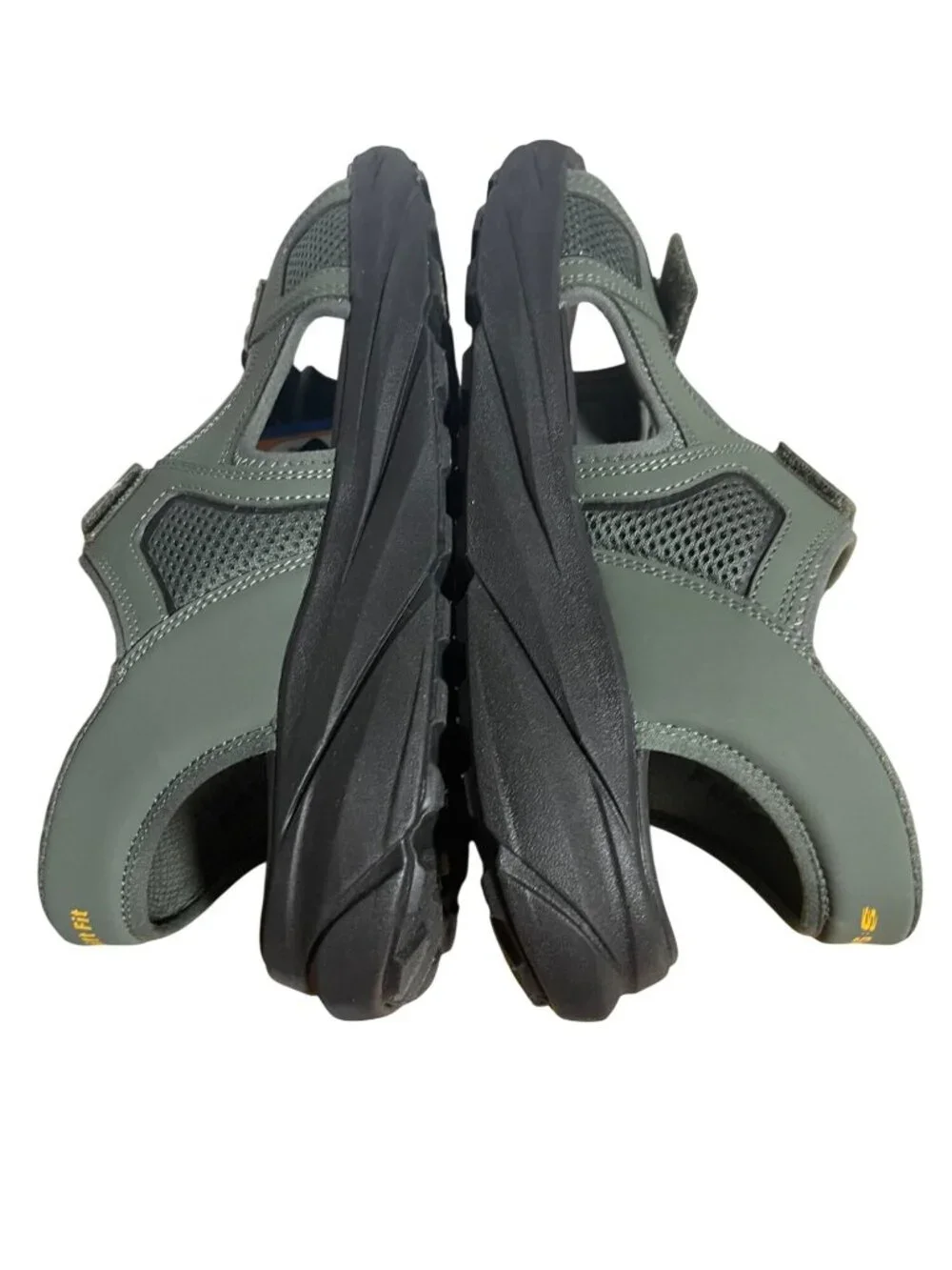Skechers Mens Swift Fit Hands-Free Water Sandals Size 12 Green Adjustable Straps